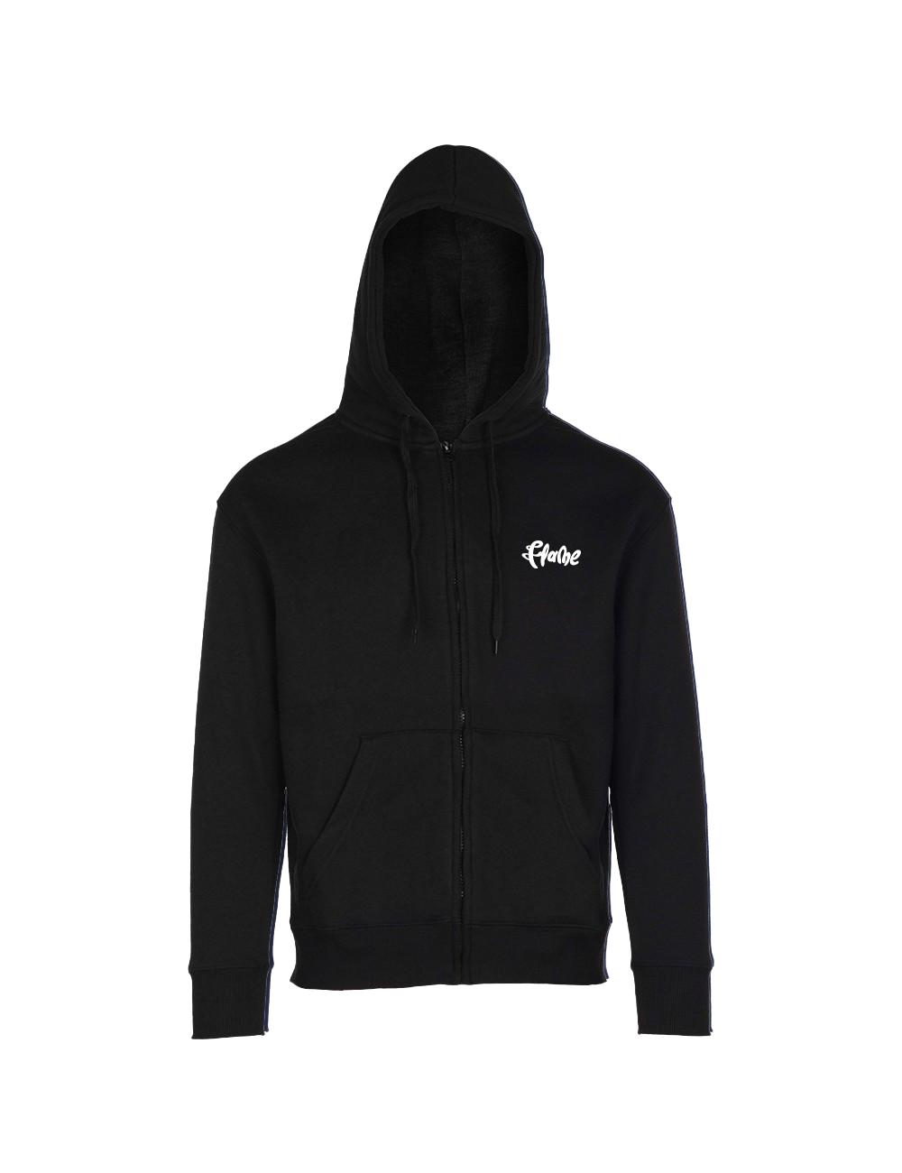 Black Zipper Hoodie