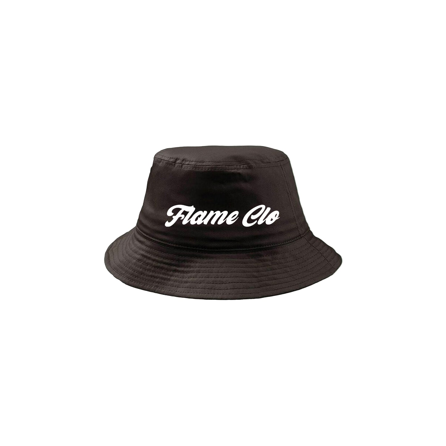 Flame Black Bucket Hat