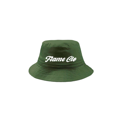 Flame Olive Green Bucket Hat